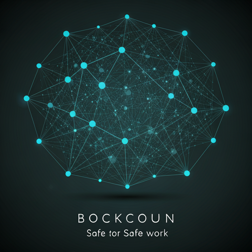 Abstract representation of blockchain nodes
